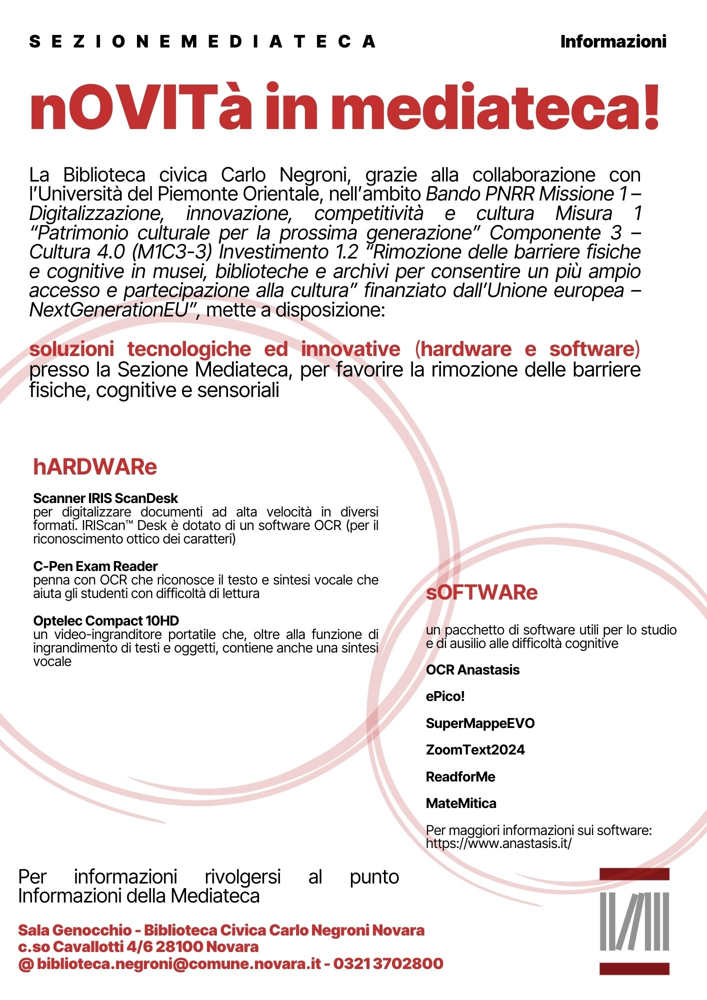 MEDIATECA ausili UPO locandina A4